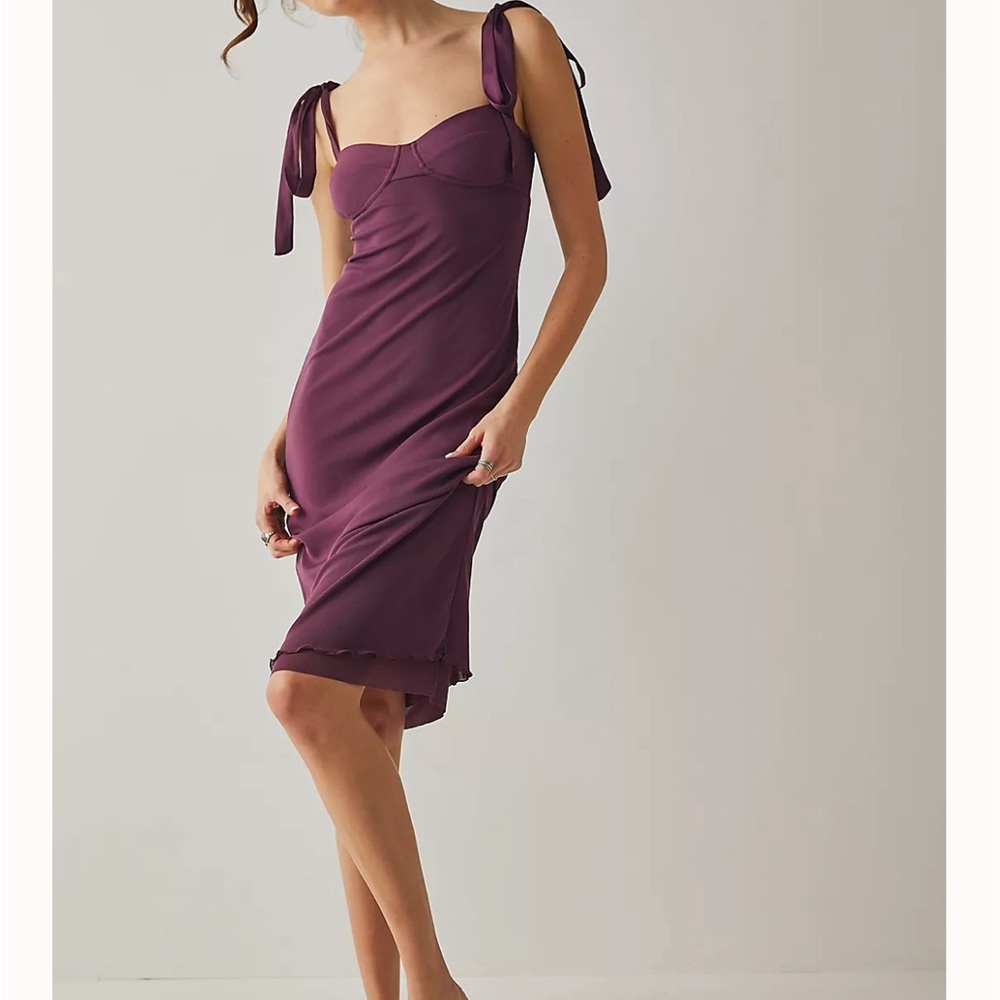 Free people got glam mesh slip